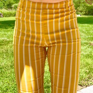 Striped Yellow Pants